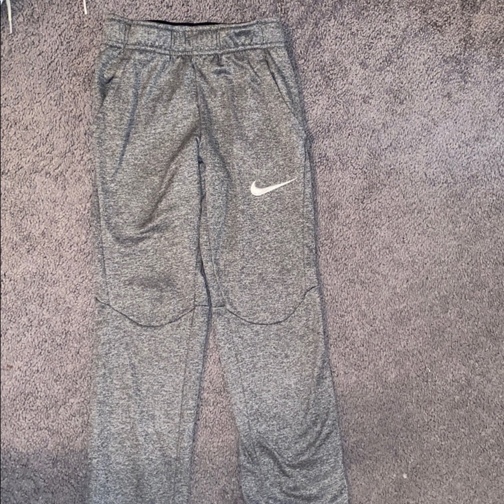 Boys Gray Nike Pants